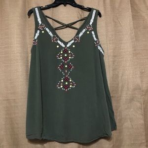 Green Torrid top